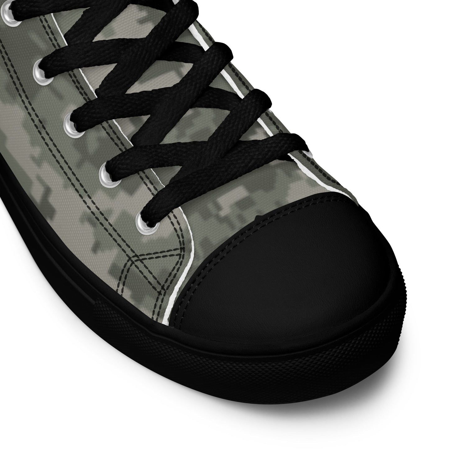 American Digital Army Combat Uniform (ACU) CAMO Mens high top canvas shoes - High Top Canvas Shoes