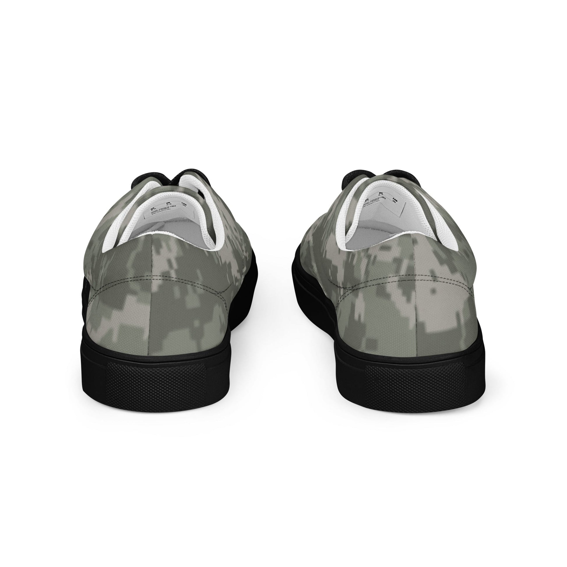 American Digital Army Combat Uniform (ACU) CAMO Mens Lace-Up Canvas Shoes - Lace-up