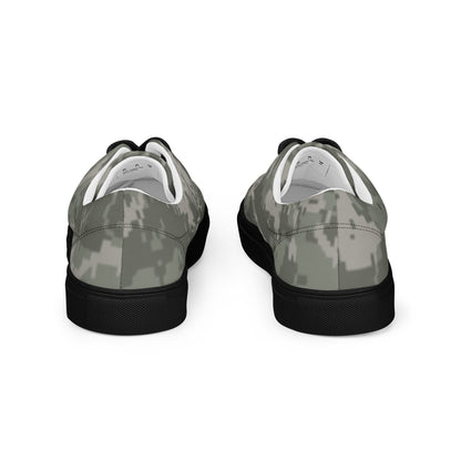 American Digital Army Combat Uniform (ACU) CAMO Mens Lace-Up Canvas Shoes - Lace-up