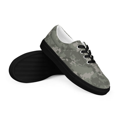 American Digital Army Combat Uniform (ACU) CAMO Mens Lace-Up Canvas Shoes - 5 - Lace-up