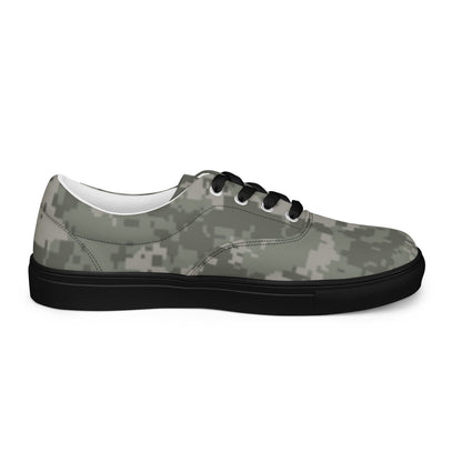 American Digital Army Combat Uniform (ACU) CAMO Mens Lace-Up Canvas Shoes - Lace-up