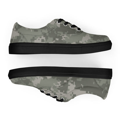 American Digital Army Combat Uniform (ACU) CAMO Mens Lace-Up Canvas Shoes - Lace-up