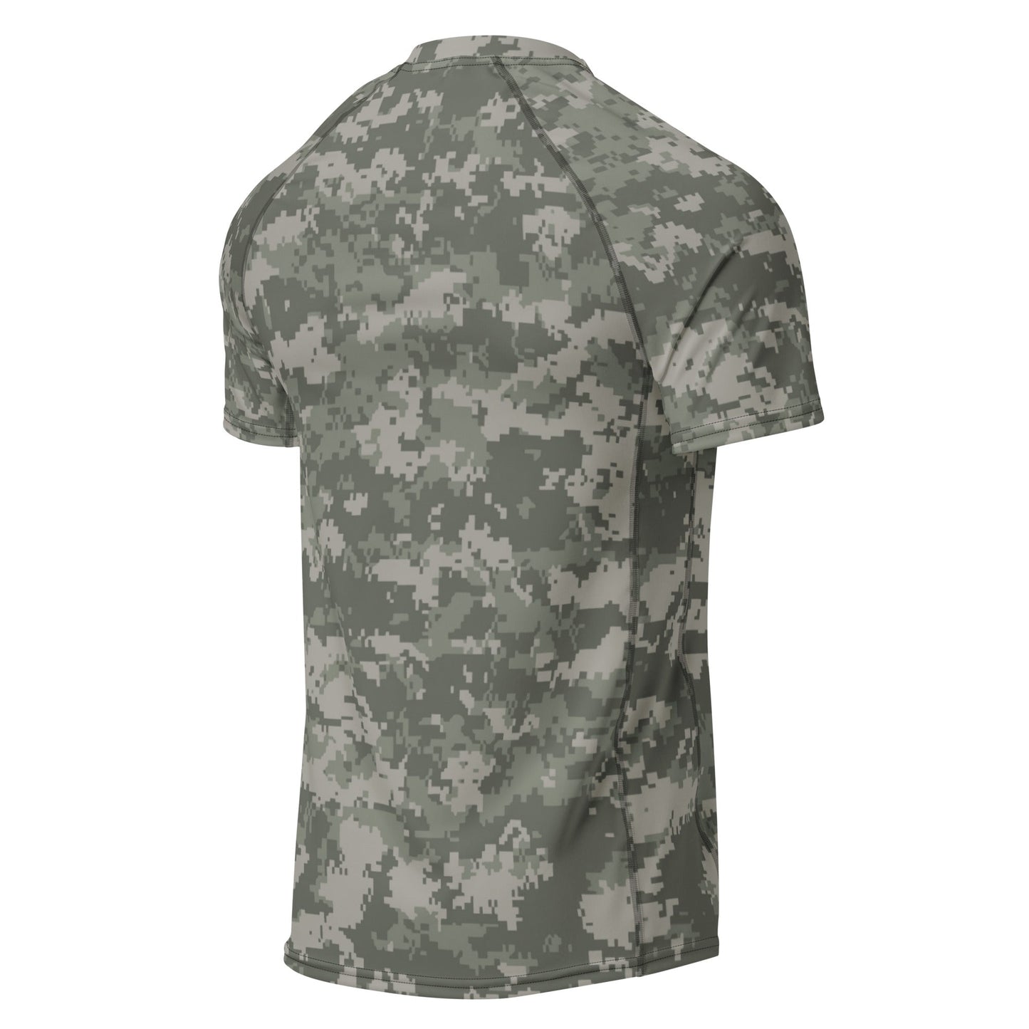 American Digital Army Combat Uniform (ACU) CAMO Mens Short-Sleeve Rash Guard