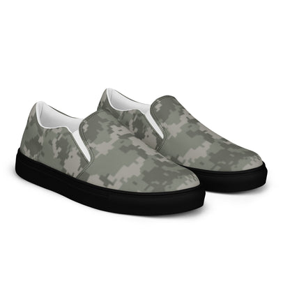 American Digital Army Combat Uniform (ACU) CAMO Mens Slip-On Canvas Shoes