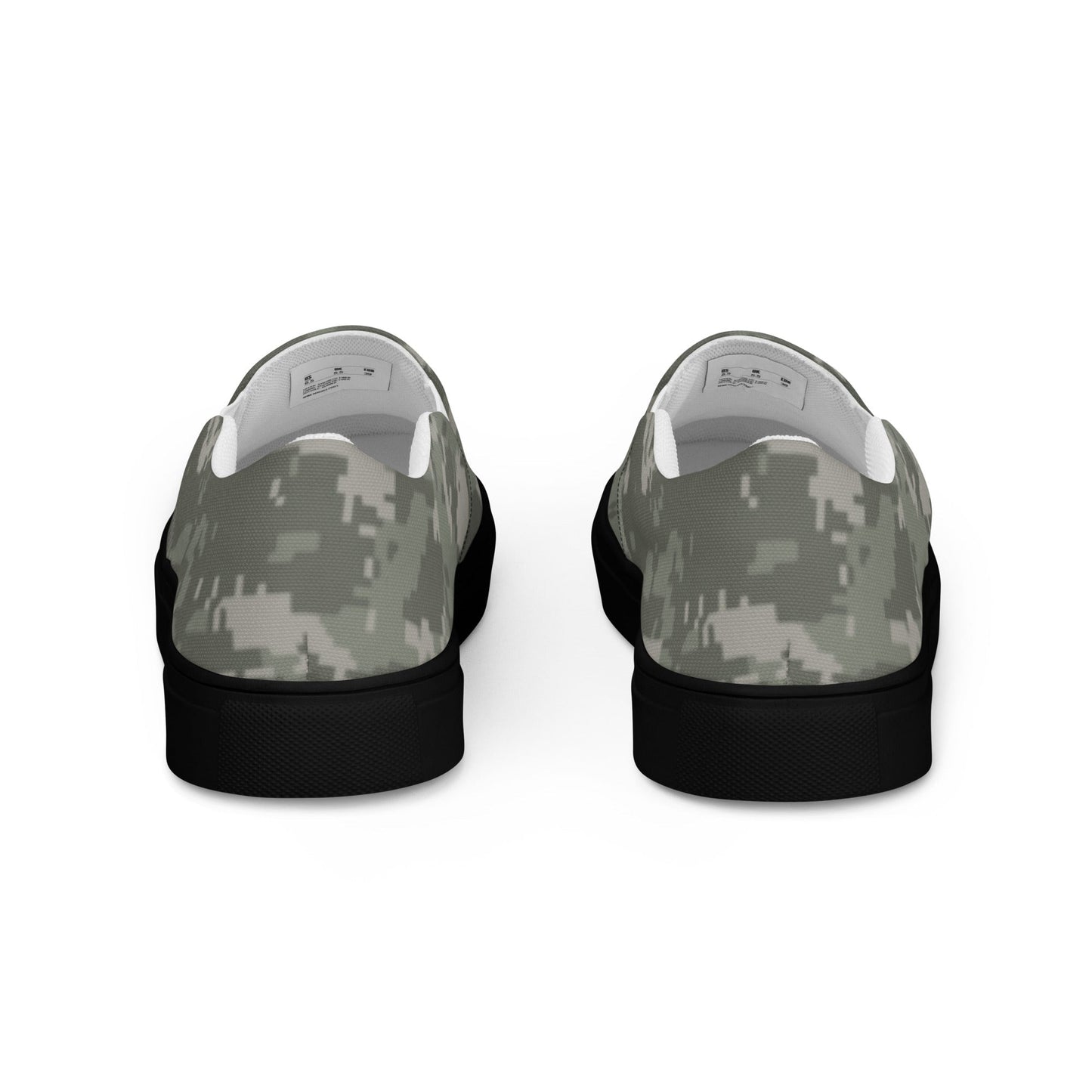 American Digital Army Combat Uniform (ACU) CAMO Mens Slip-On Canvas Shoes