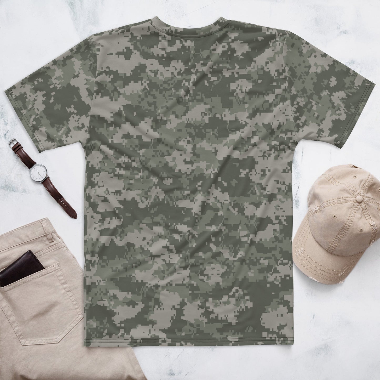 American Digital Army Combat Uniform (ACU) CAMO Mens T-shirt - T-Shirts