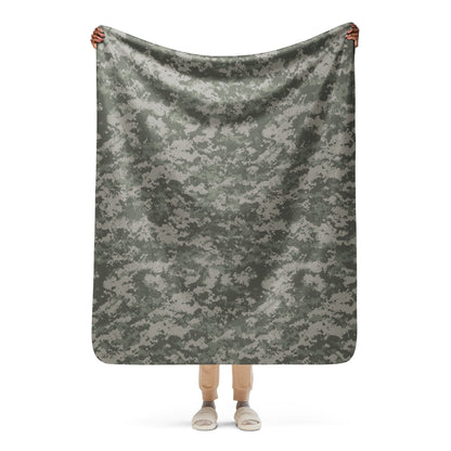 American Digital Army Combat Uniform (ACU) CAMO Sherpa blanket - 50″×60″ - Blankets