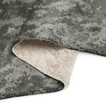 American Digital Army Combat Uniform (ACU) CAMO Sherpa blanket - Blankets