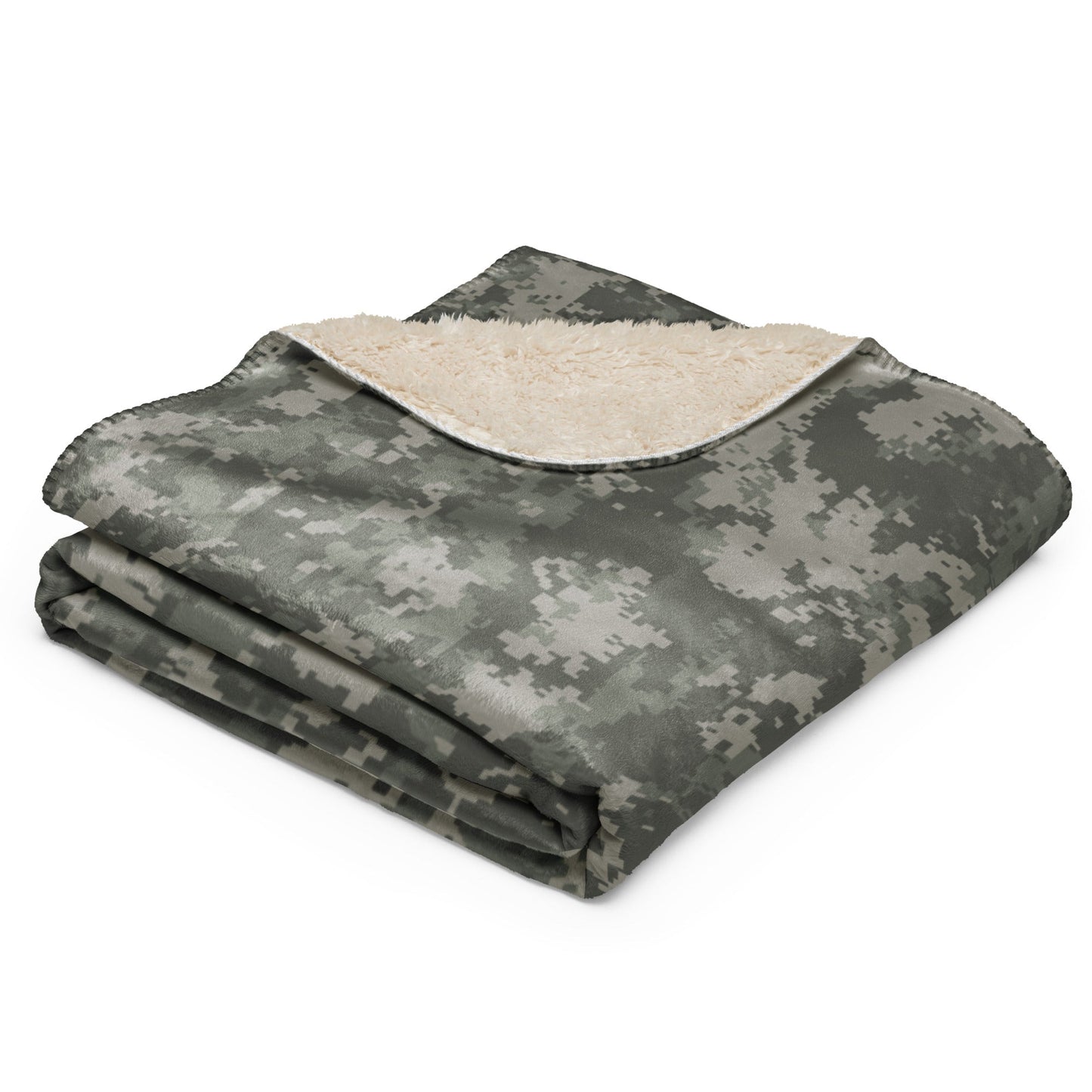 American Digital Army Combat Uniform (ACU) CAMO Sherpa blanket - Blankets