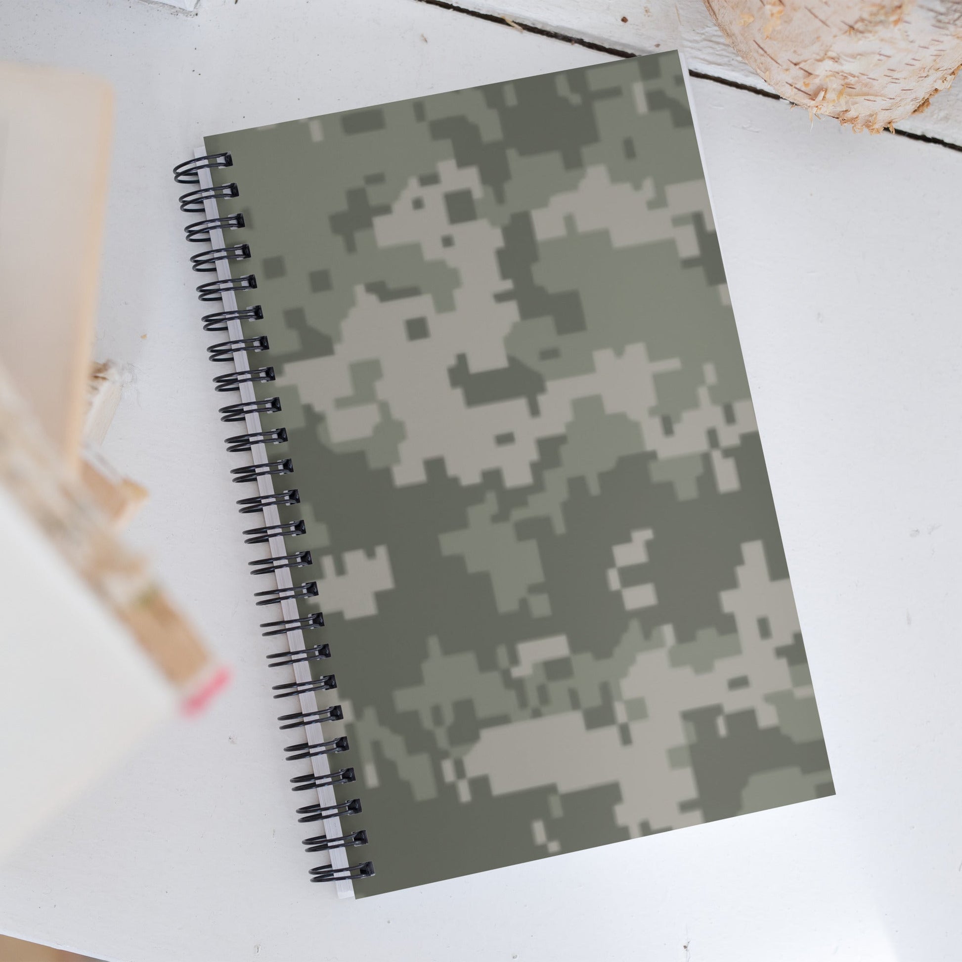 American Digital Army Combat Uniform (ACU) CAMO Spiral Notebook