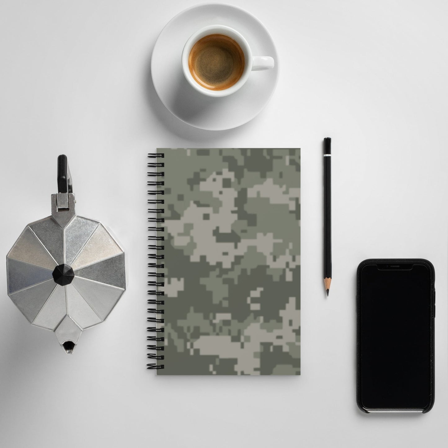 American Digital Army Combat Uniform (ACU) CAMO Spiral Notebook