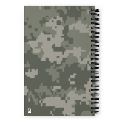 American Digital Army Combat Uniform (ACU) CAMO Spiral Notebook