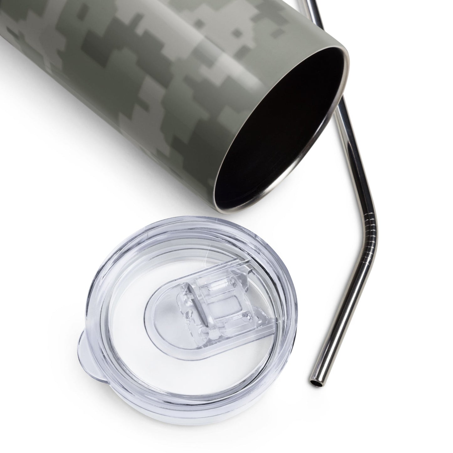 American Digital Army Combat Uniform (ACU) CAMO Stainless Steel Tumbler