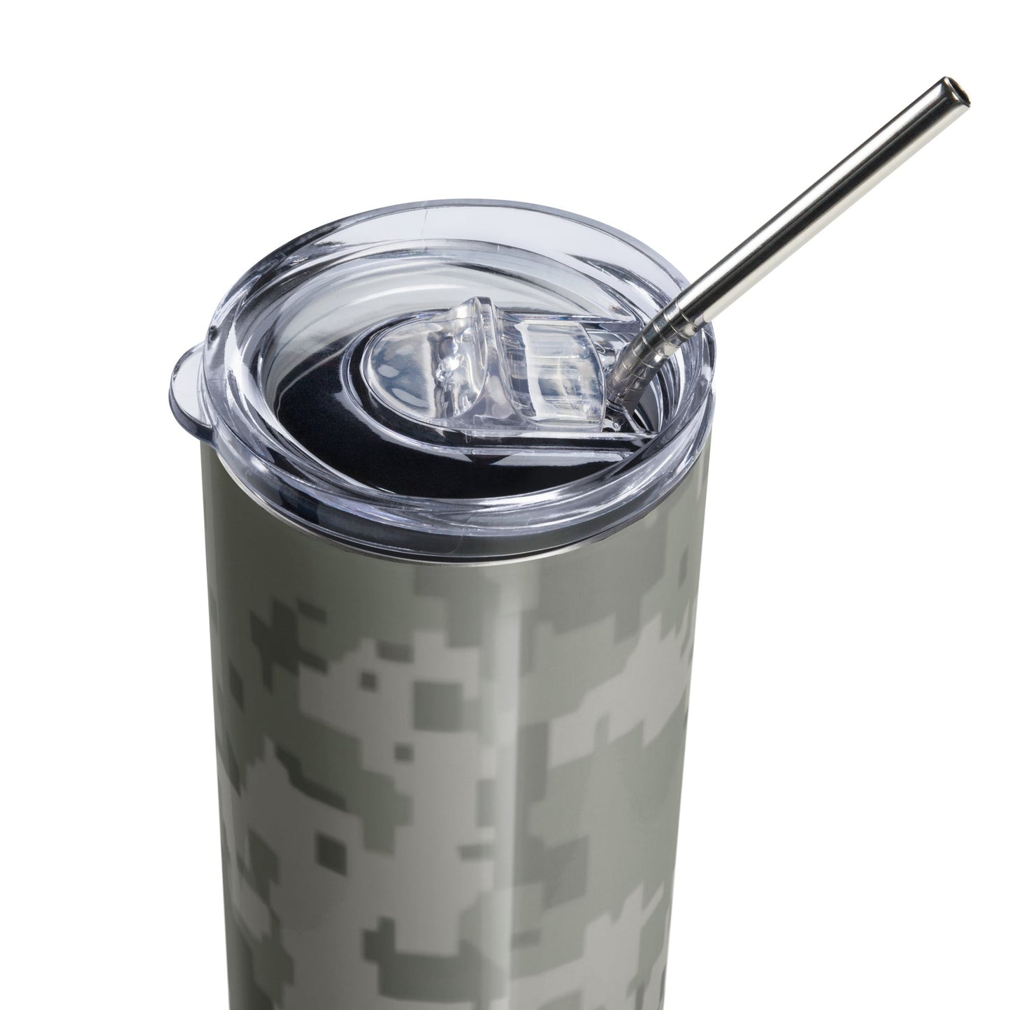 American Digital Army Combat Uniform (ACU) CAMO Stainless Steel Tumbler