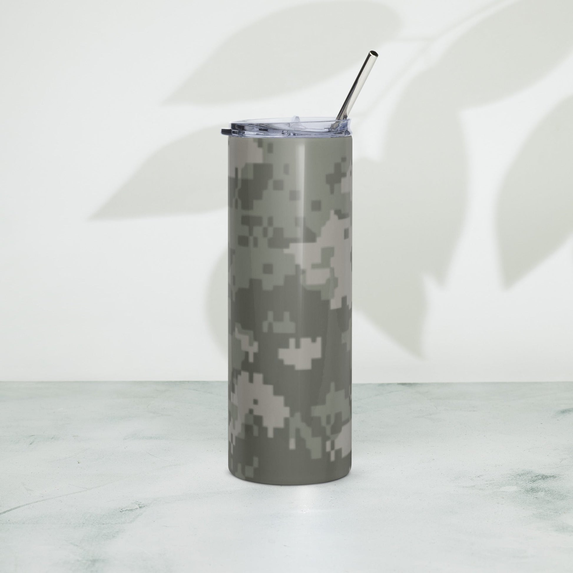 American Digital Army Combat Uniform (ACU) CAMO Stainless Steel Tumbler
