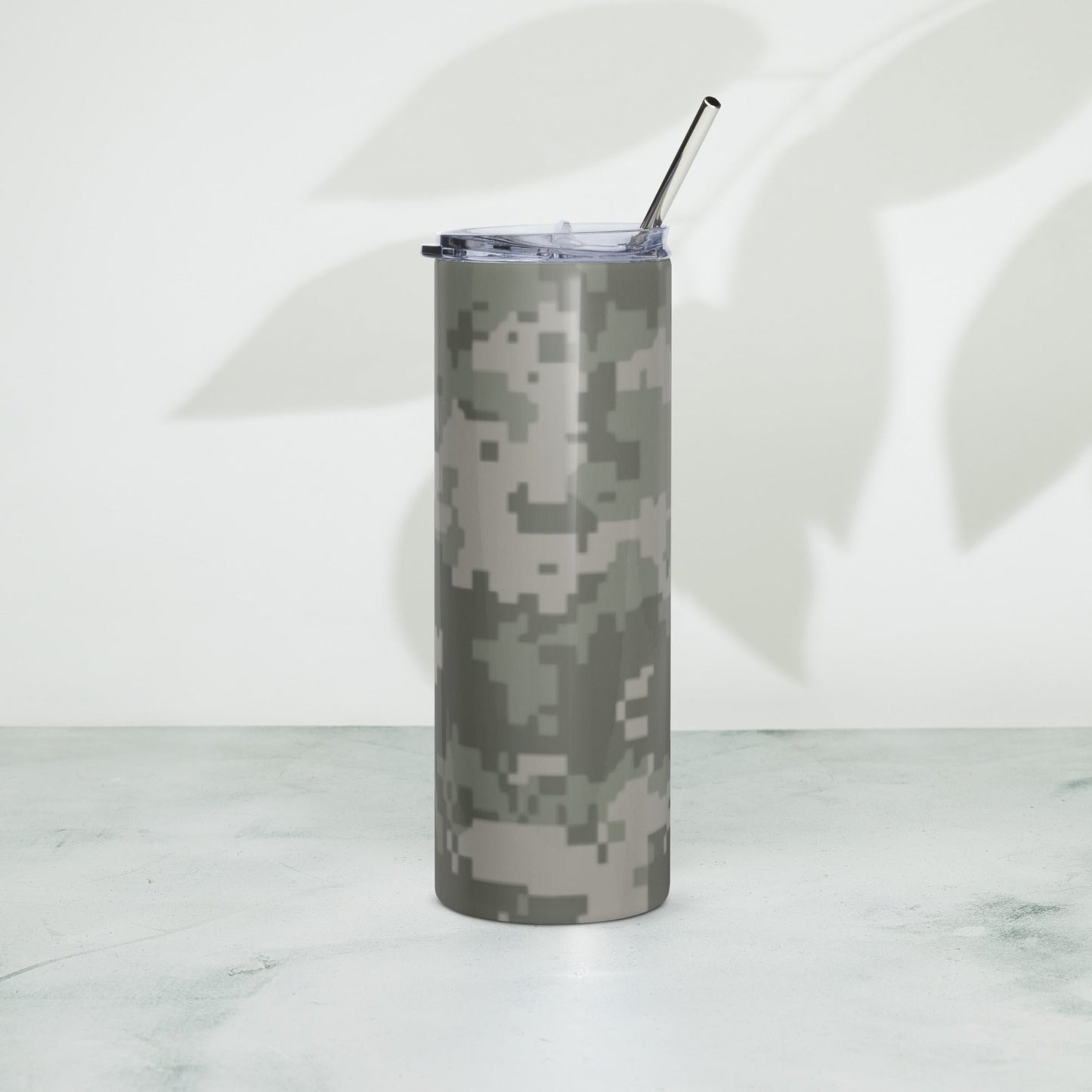 American Digital Army Combat Uniform (ACU) CAMO Stainless Steel Tumbler