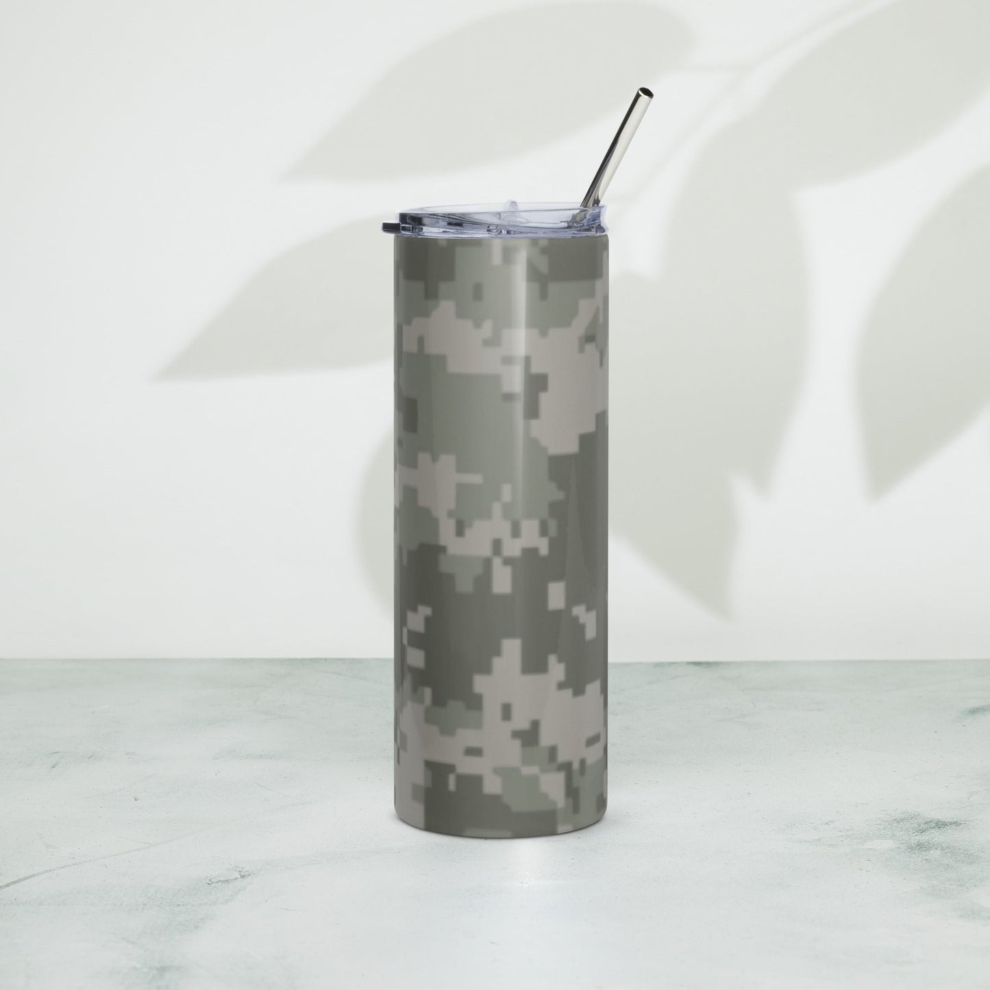American Digital Army Combat Uniform (ACU) CAMO Stainless Steel Tumbler