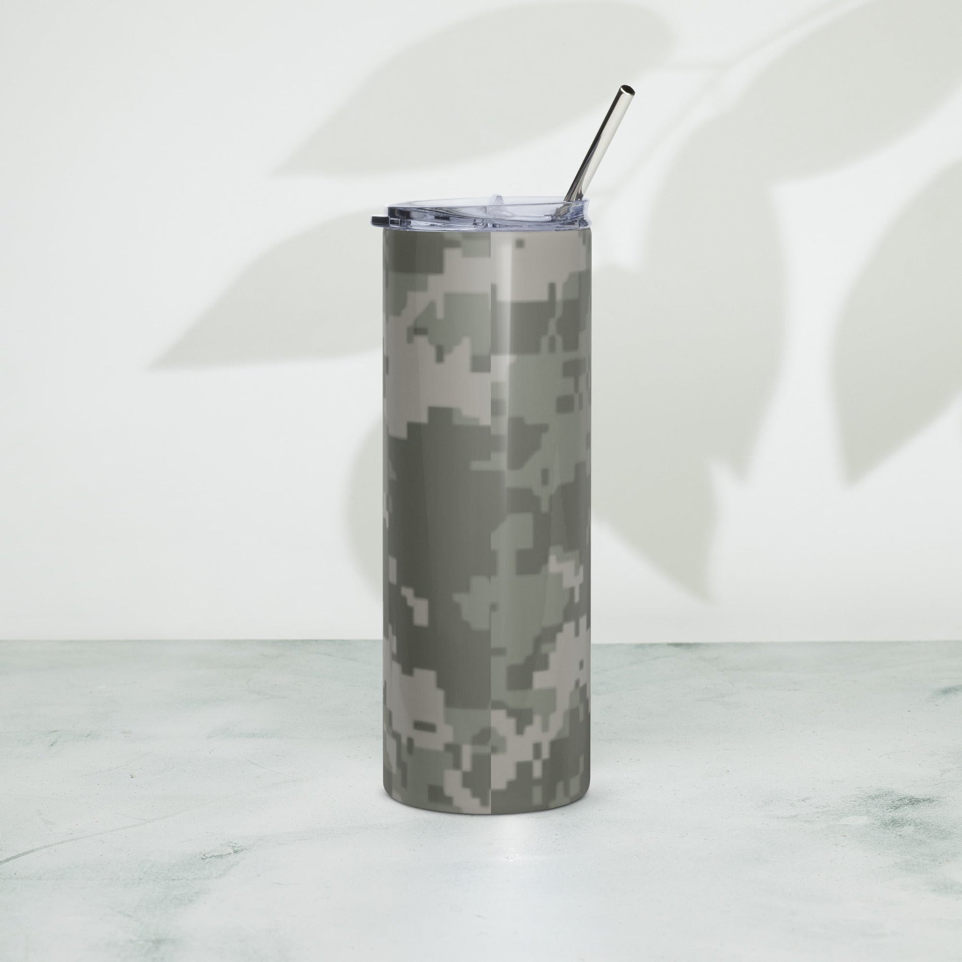 American Digital Army Combat Uniform (ACU) CAMO Stainless Steel Tumbler