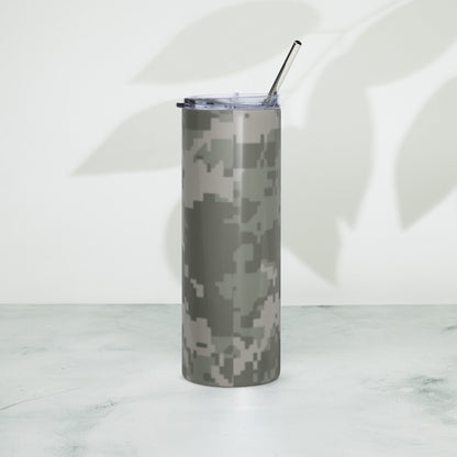 American Digital Army Combat Uniform (ACU) CAMO Stainless Steel Tumbler