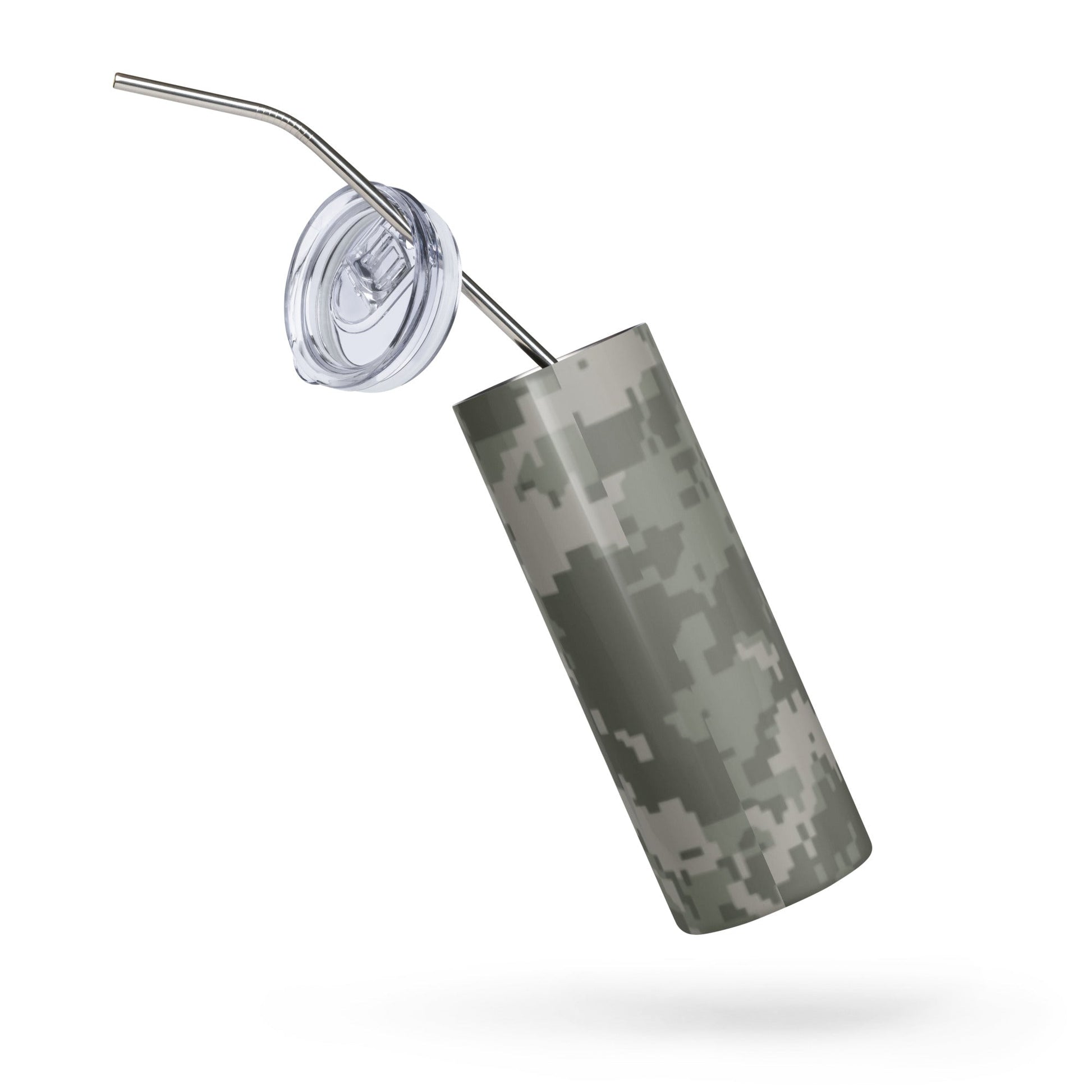 American Digital Army Combat Uniform (ACU) CAMO Stainless Steel Tumbler