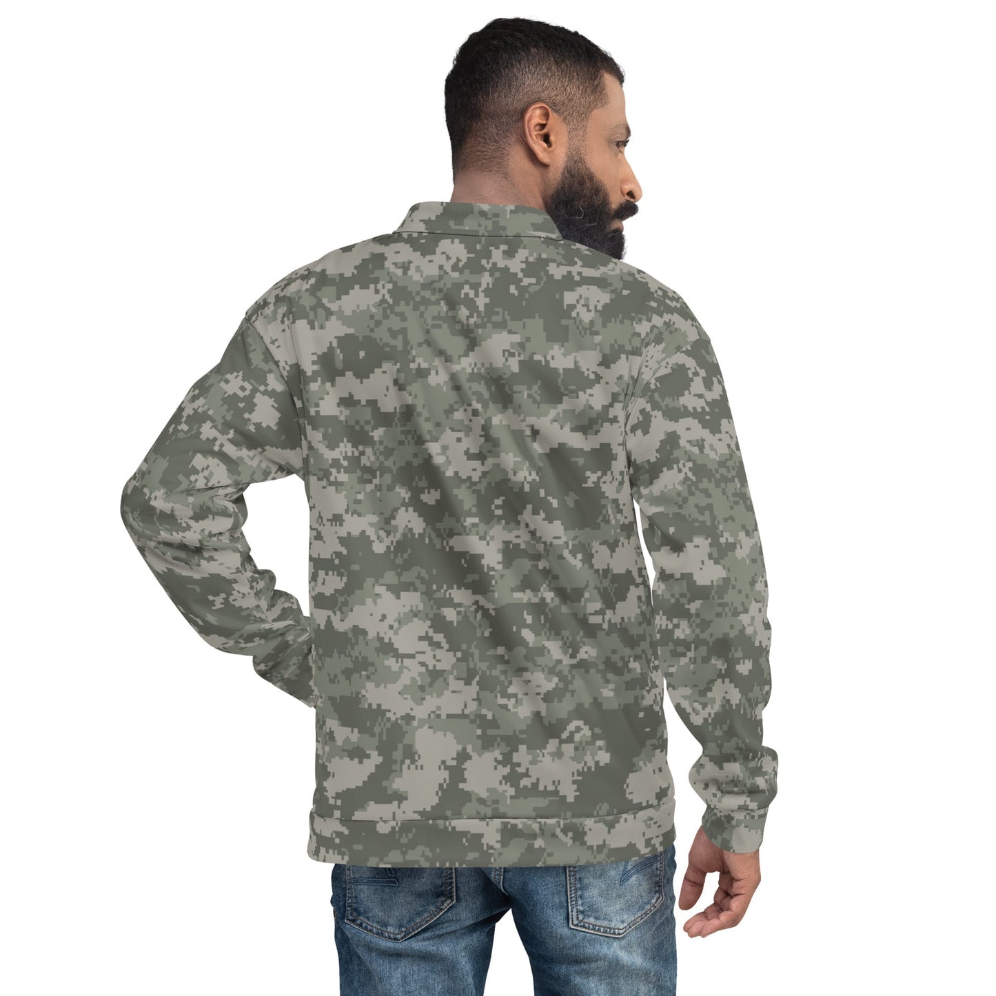 American Digital Army Combat Uniform (ACU) CAMO Unisex Bomber Jacket - Jackets