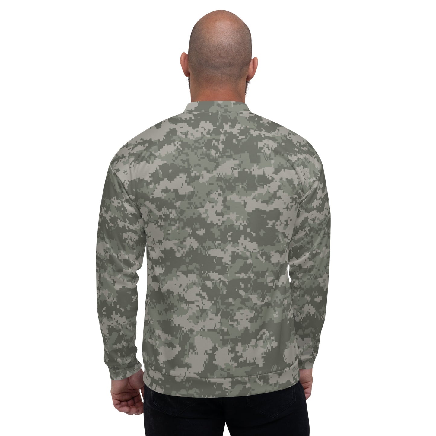 American Digital Army Combat Uniform (ACU) CAMO Unisex Bomber Jacket - Jackets