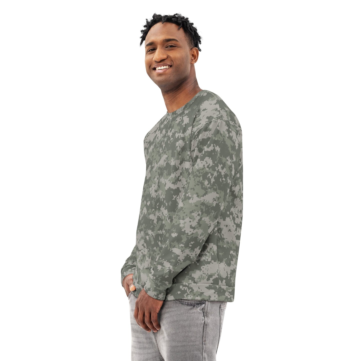 American Digital Army Combat Uniform (ACU) CAMO Unisex cotton sweatshirt - Cotton Sweatshirts