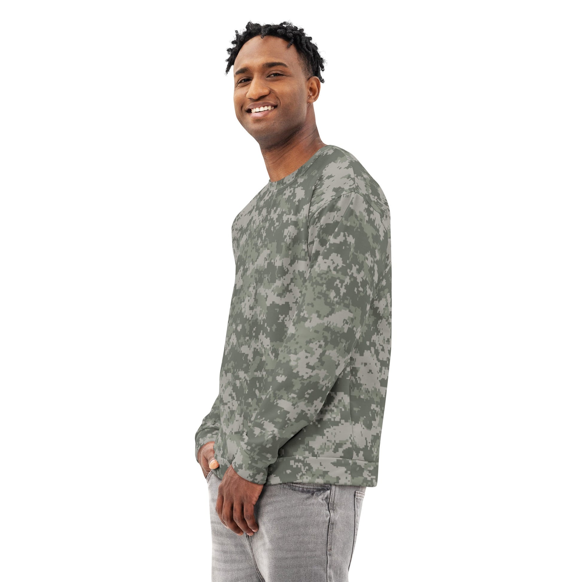 American Digital Army Combat Uniform (ACU) CAMO Unisex cotton sweatshirt - Cotton Sweatshirts
