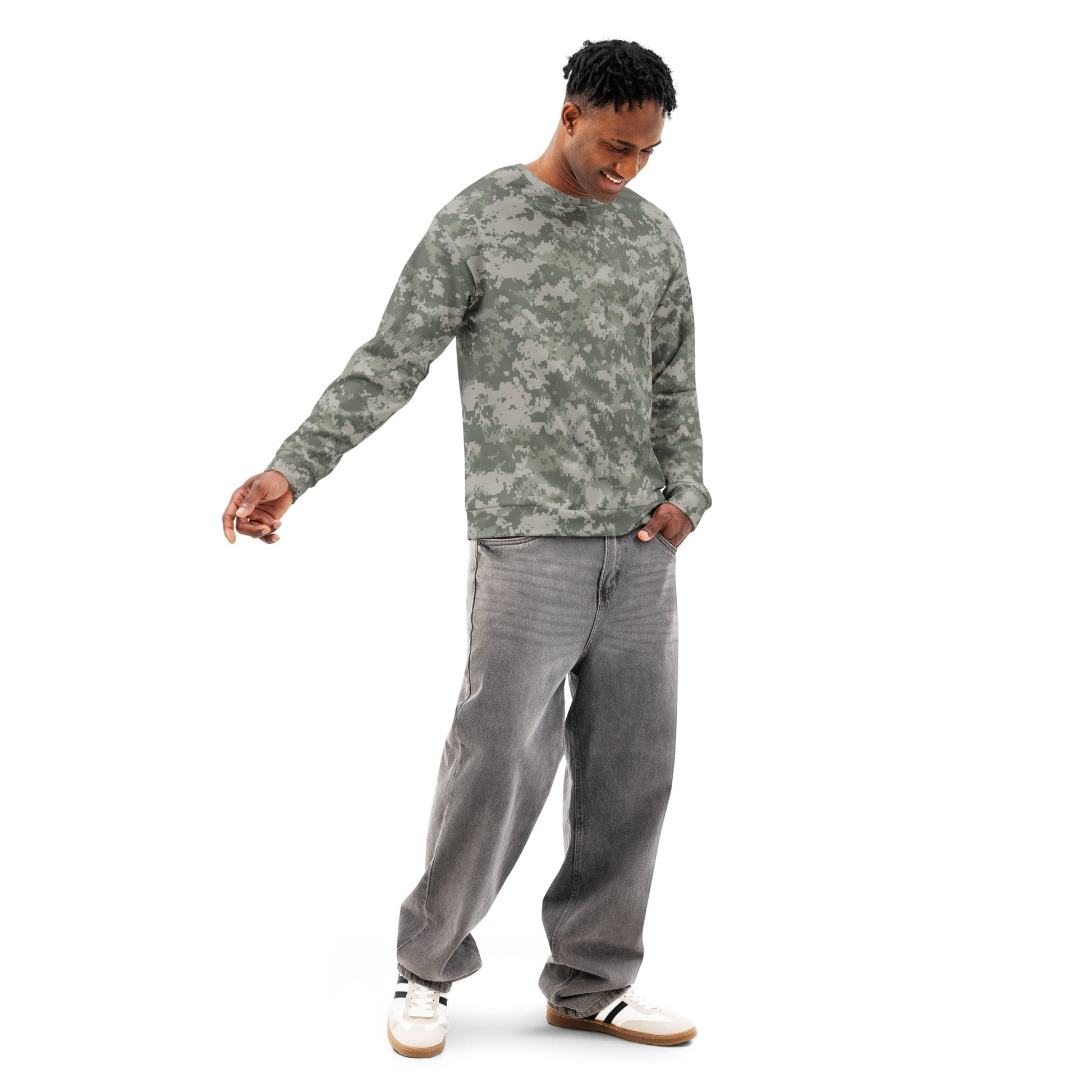 American Digital Army Combat Uniform (ACU) CAMO Unisex cotton sweatshirt - Cotton Sweatshirts