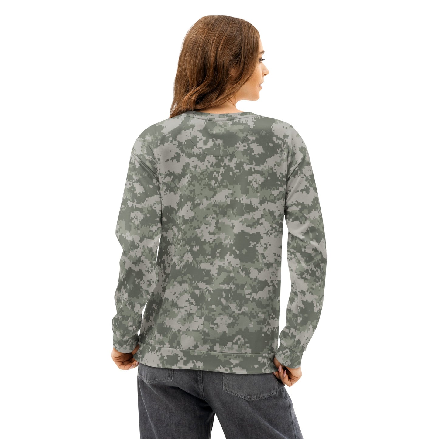 American Digital Army Combat Uniform (ACU) CAMO Unisex cotton sweatshirt - Cotton Sweatshirts