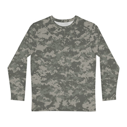 American Digital Army Combat Uniform (ACU) CAMO Unisex Long-Sleeve Shirt - XS