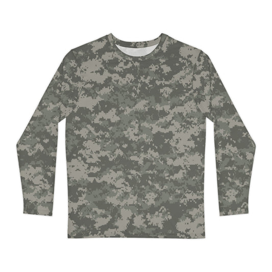 American Digital Army Combat Uniform (ACU) CAMO Unisex Long-Sleeve Shirt - XS