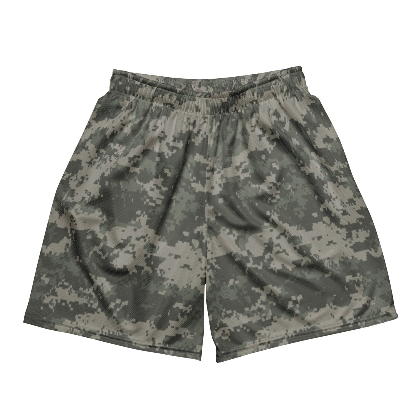 American Digital Army Combat Uniform (ACU) CAMO Unisex Mesh Shorts - 2XS