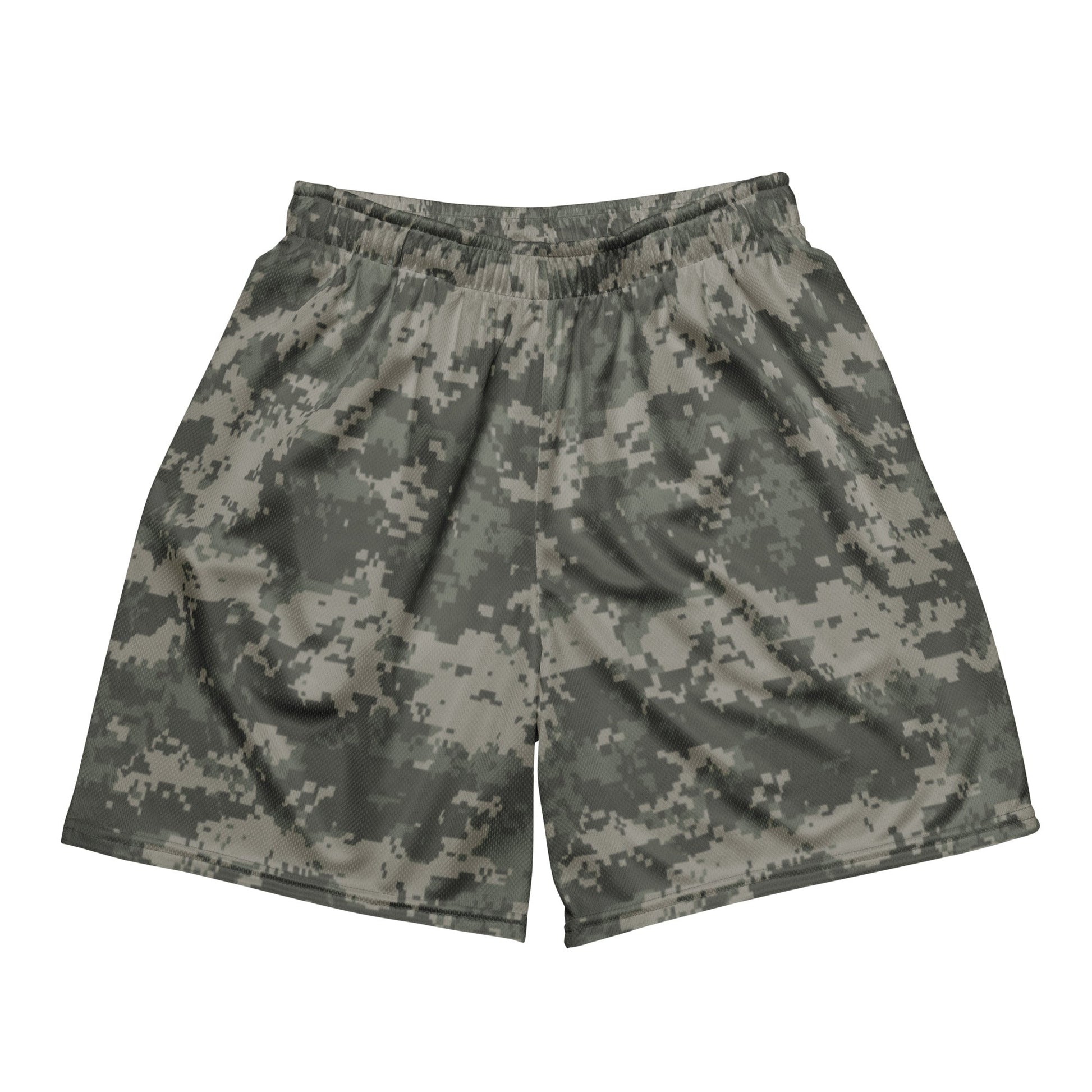 American Digital Army Combat Uniform (ACU) CAMO Unisex Mesh Shorts - 2XS