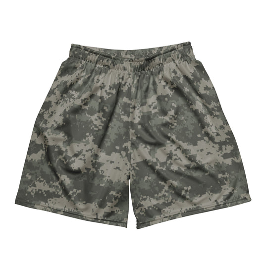 American Digital Army Combat Uniform (ACU) CAMO Unisex mesh shorts - 2XS - Mesh Shorts