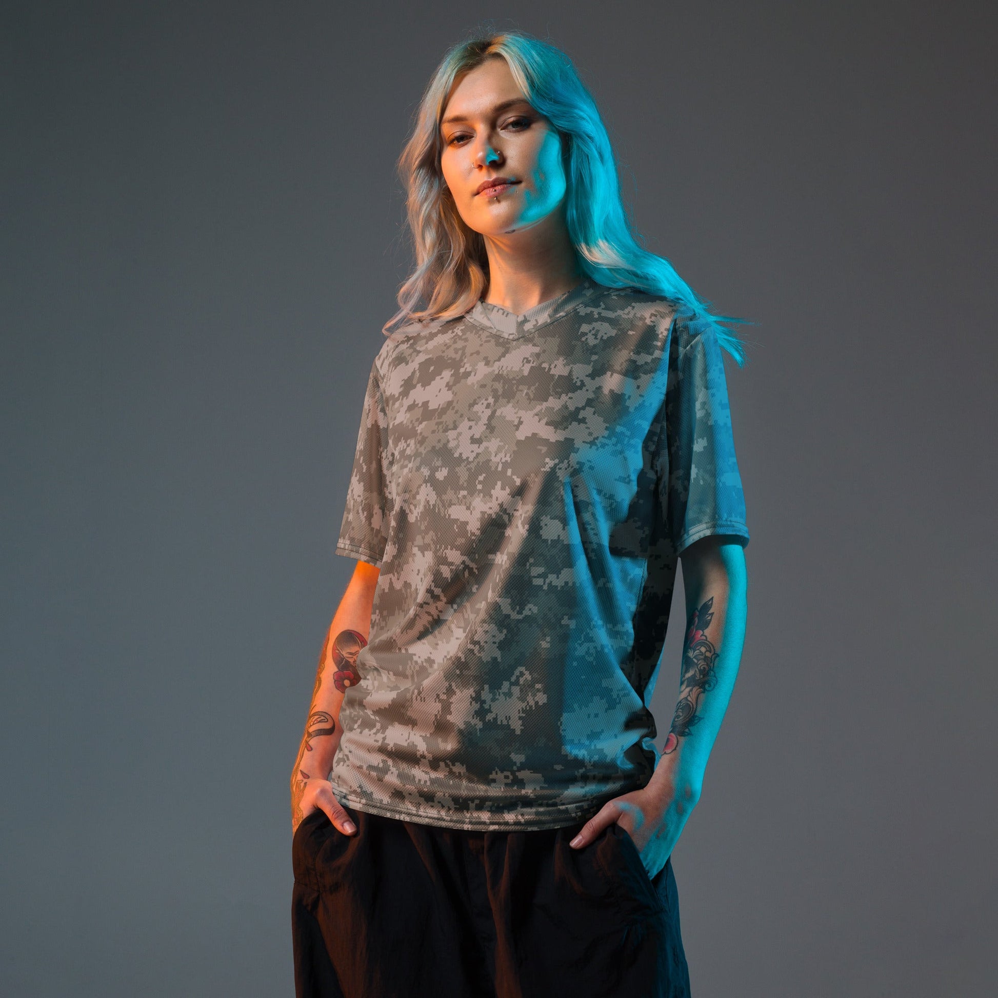 American Digital Army Combat Uniform (ACU) CAMO unisex sports jersey Sports Jerseys