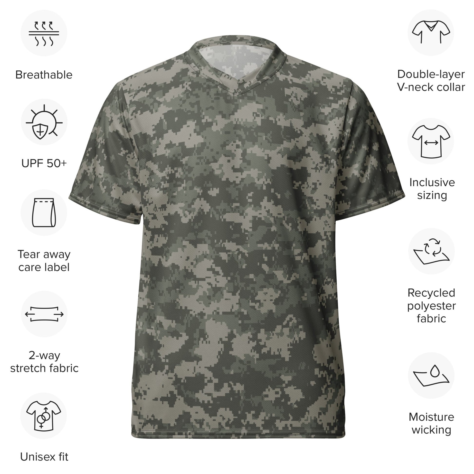 American Digital Army Combat Uniform (ACU) CAMO unisex sports jersey Sports Jerseys