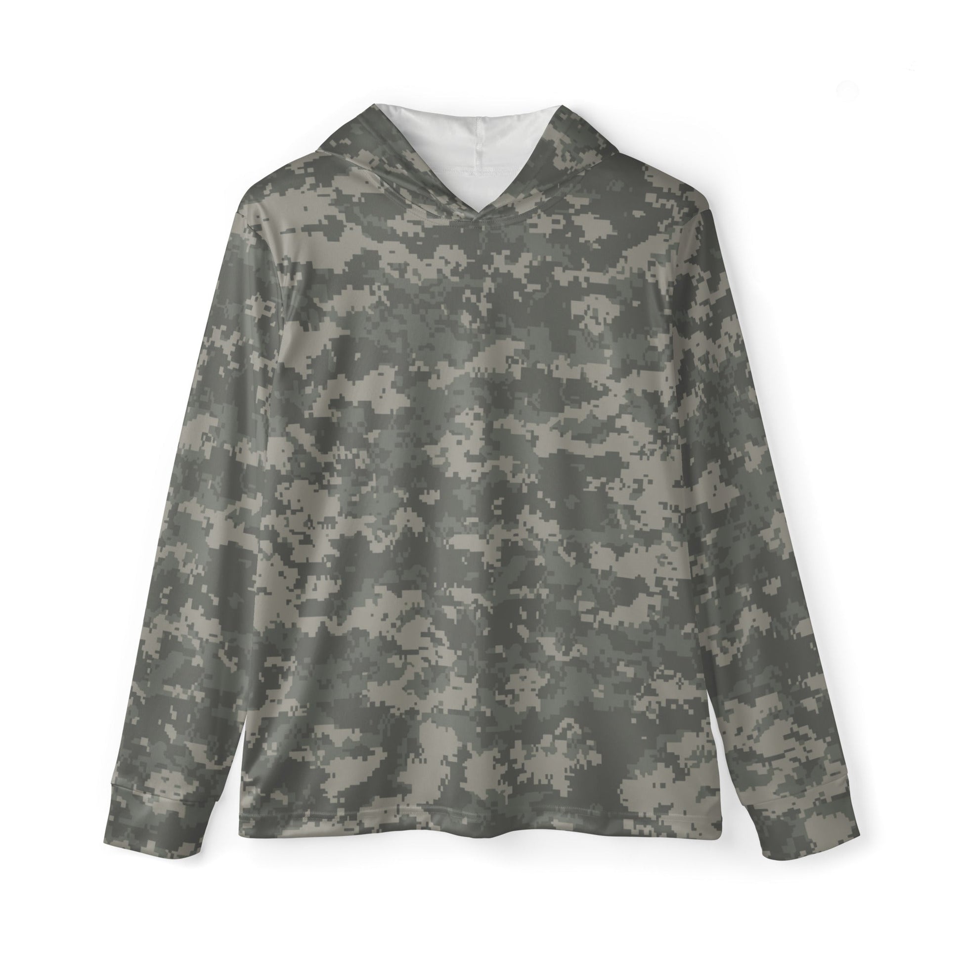 American Digital Army Combat Uniform (ACU) CAMO Unisex Sports Warmup Hoodie - XS