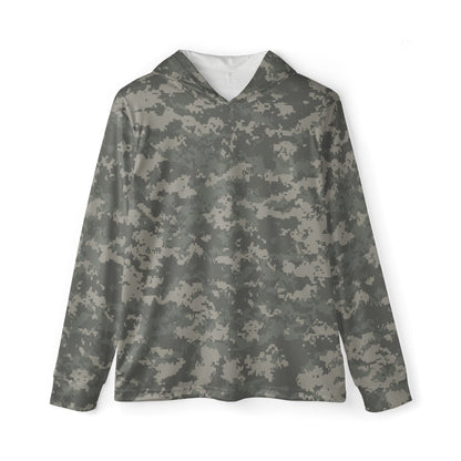 American Digital Army Combat Uniform (ACU) CAMO Unisex Sports Warmup Hoodie - XS