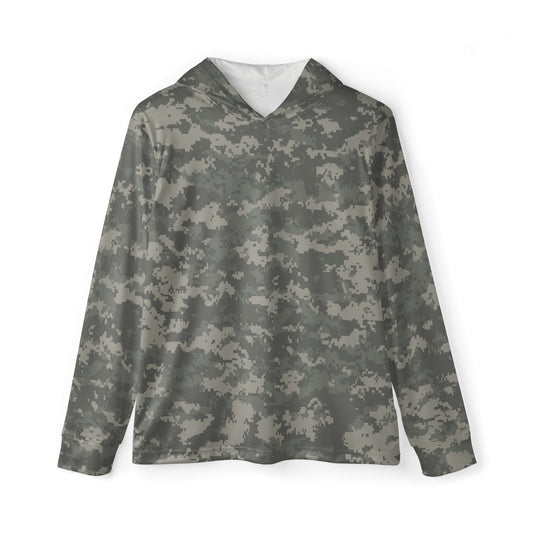 American Digital Army Combat Uniform (ACU) CAMO Unisex Sports Warmup Hoodie - XS