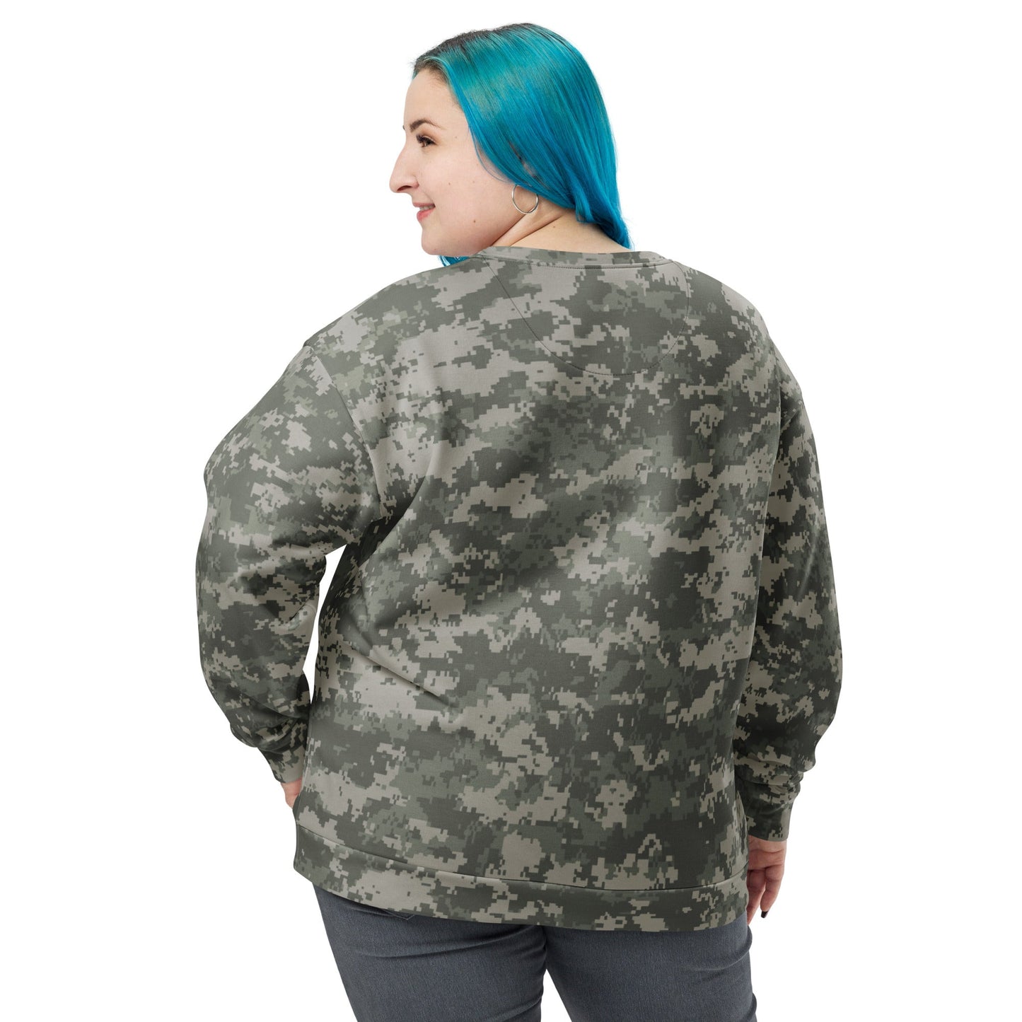 American Digital Army Combat Uniform (ACU) CAMO Unisex Sweatshirt - Sweatshirts