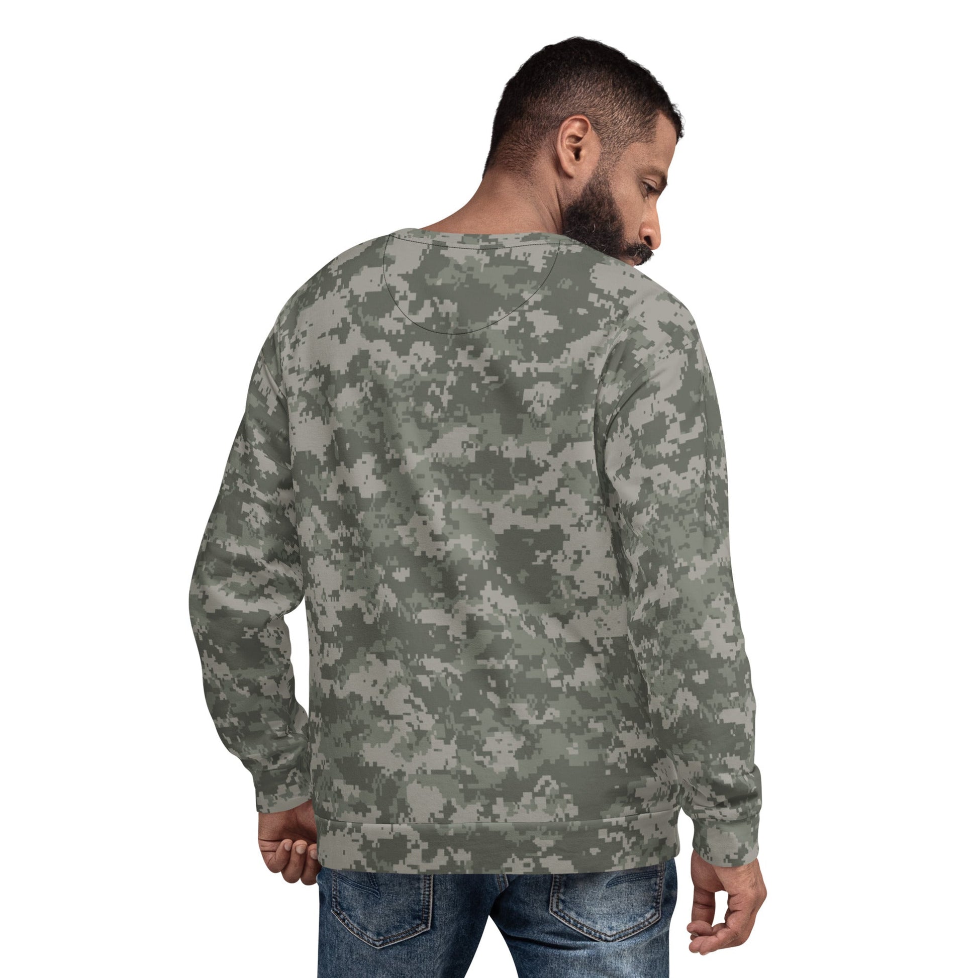 American Digital Army Combat Uniform (ACU) CAMO Unisex Sweatshirt - Sweatshirts