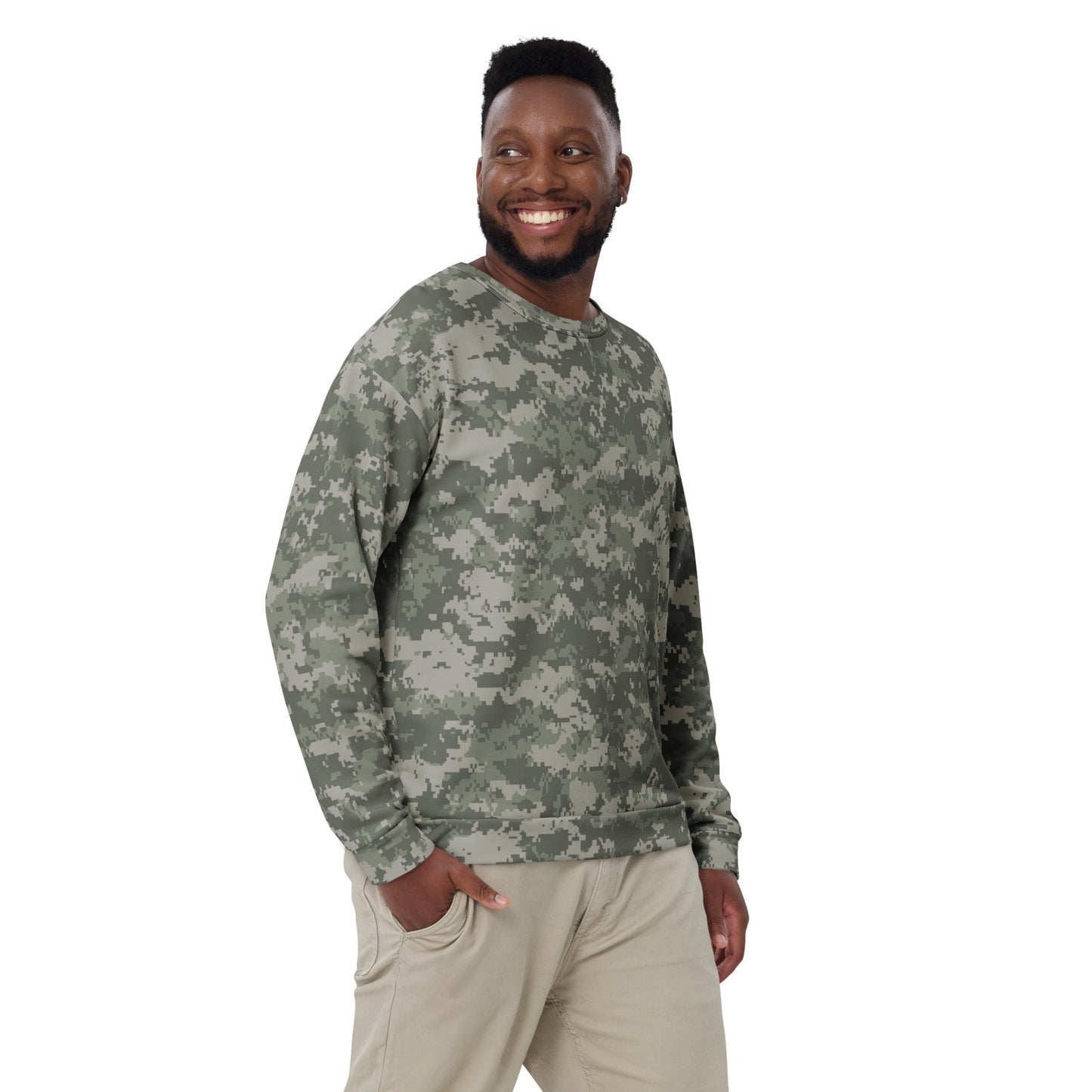 American Digital Army Combat Uniform (ACU) CAMO Unisex Sweatshirt - Sweatshirts