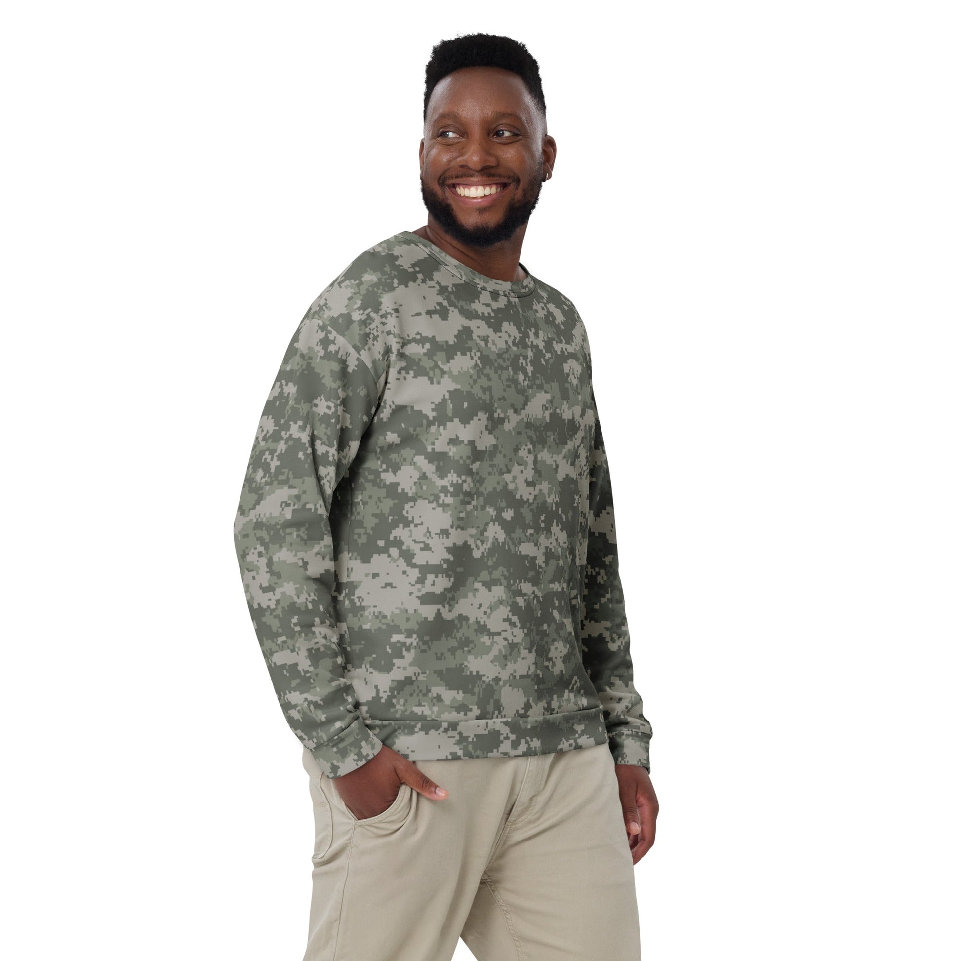 American Digital Army Combat Uniform (ACU) CAMO Unisex Sweatshirt - Sweatshirts