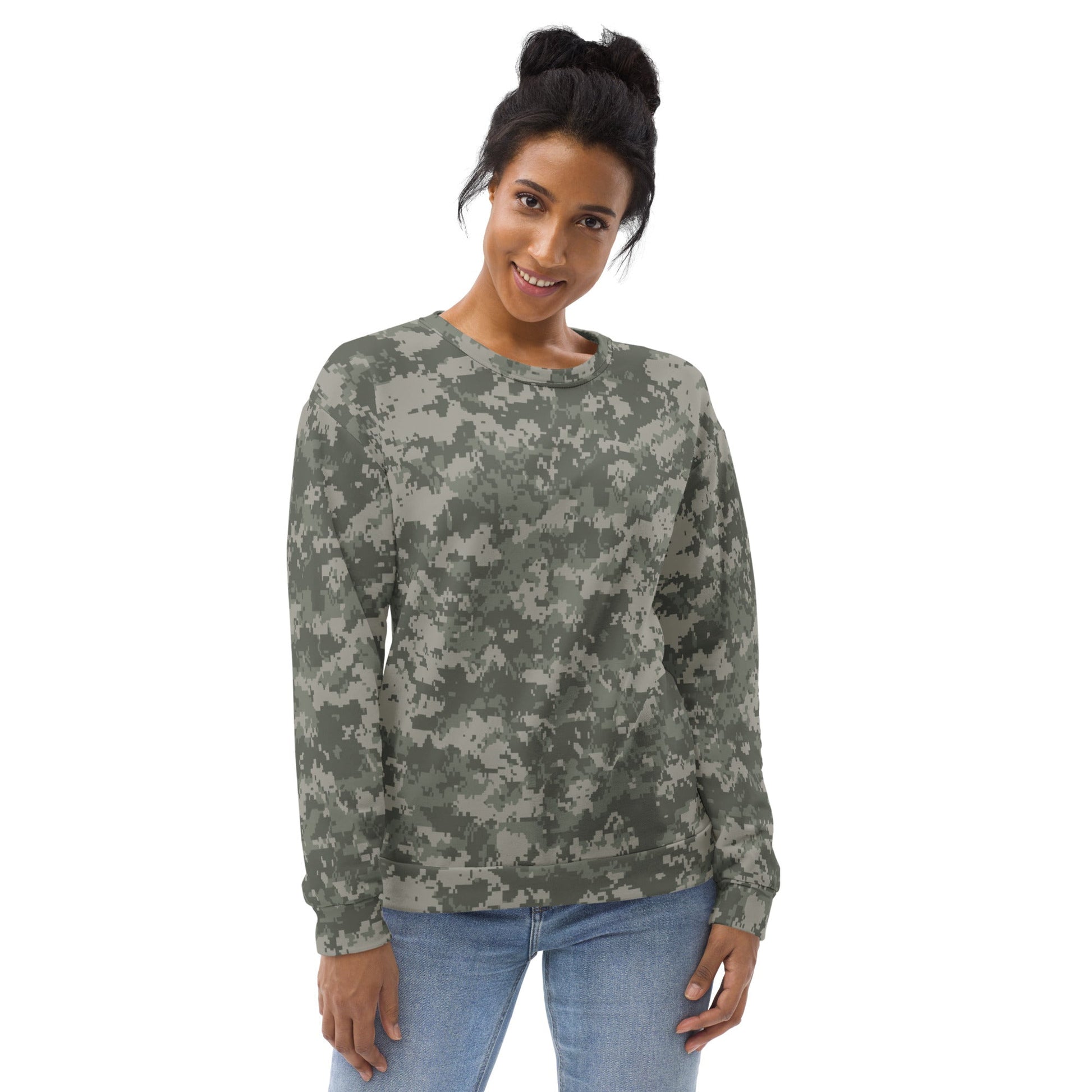 American Digital Army Combat Uniform (ACU) CAMO Unisex Sweatshirt - Sweatshirts