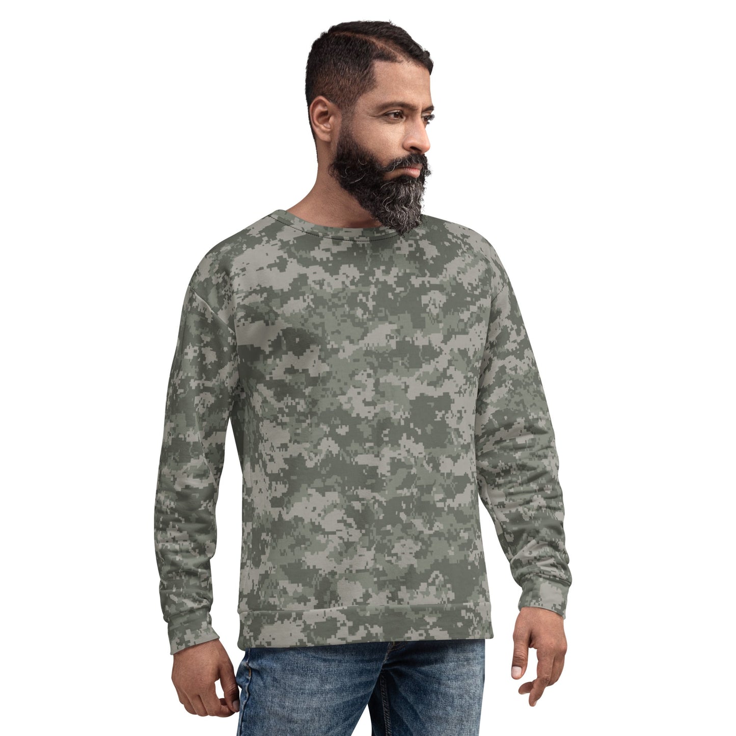 American Digital Army Combat Uniform (ACU) CAMO Unisex Sweatshirt - Sweatshirts