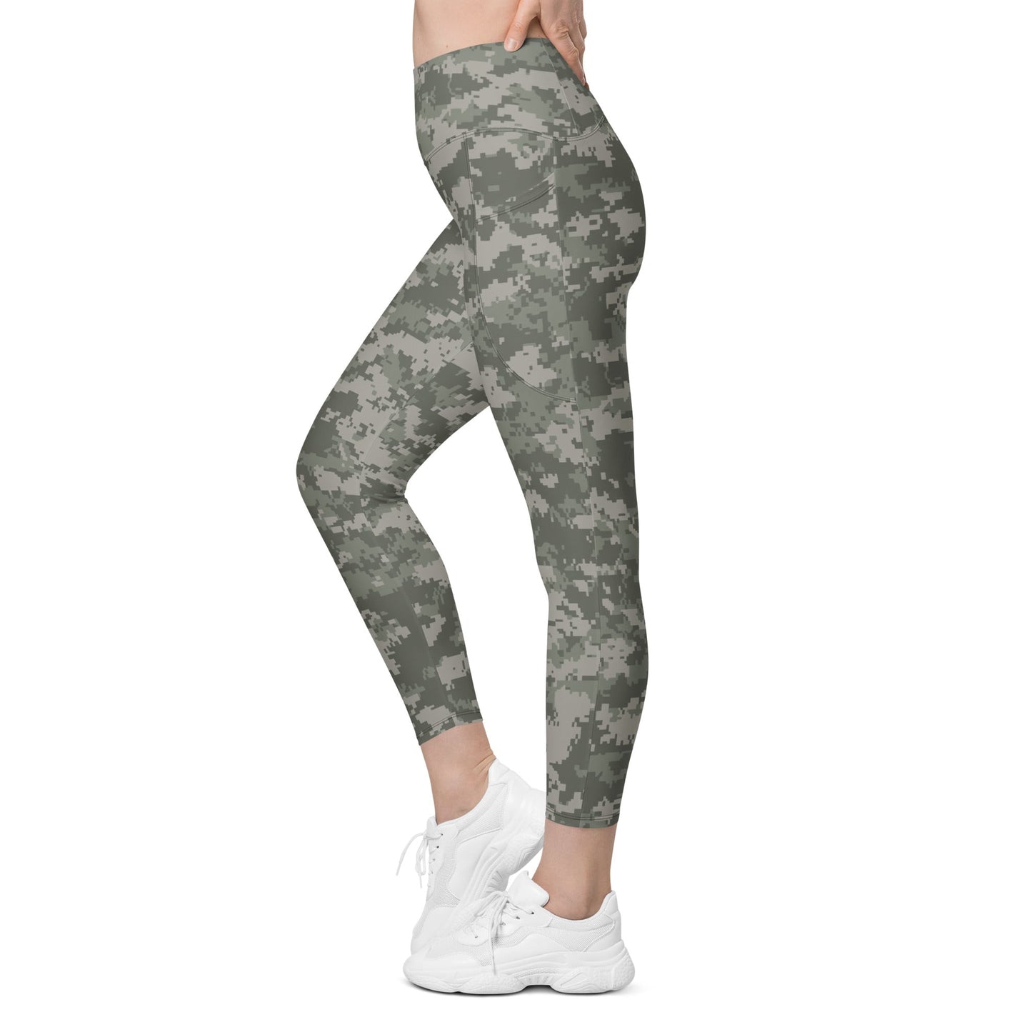 American Digital Army Combat Uniform (ACU) CAMO Womens Leggings with Pockets
