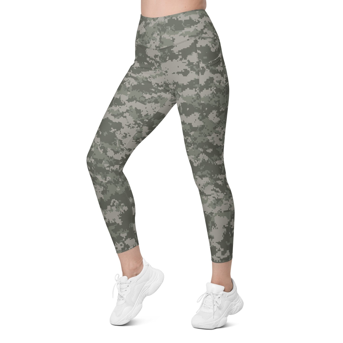 American Digital Army Combat Uniform (ACU) CAMO Womens Leggings with Pockets