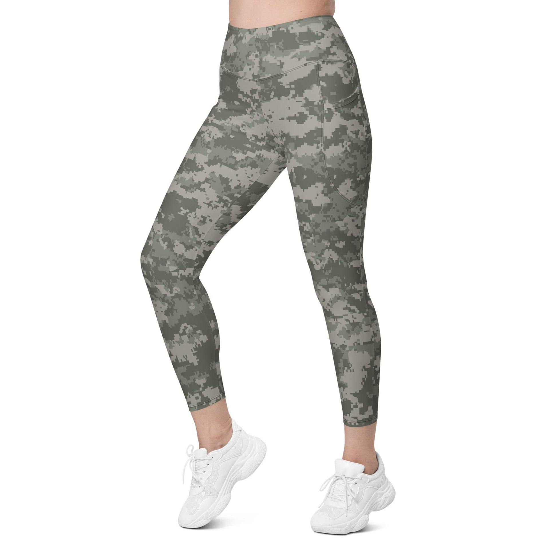 American Digital Army Combat Uniform (ACU) CAMO Womens Leggings with Pockets