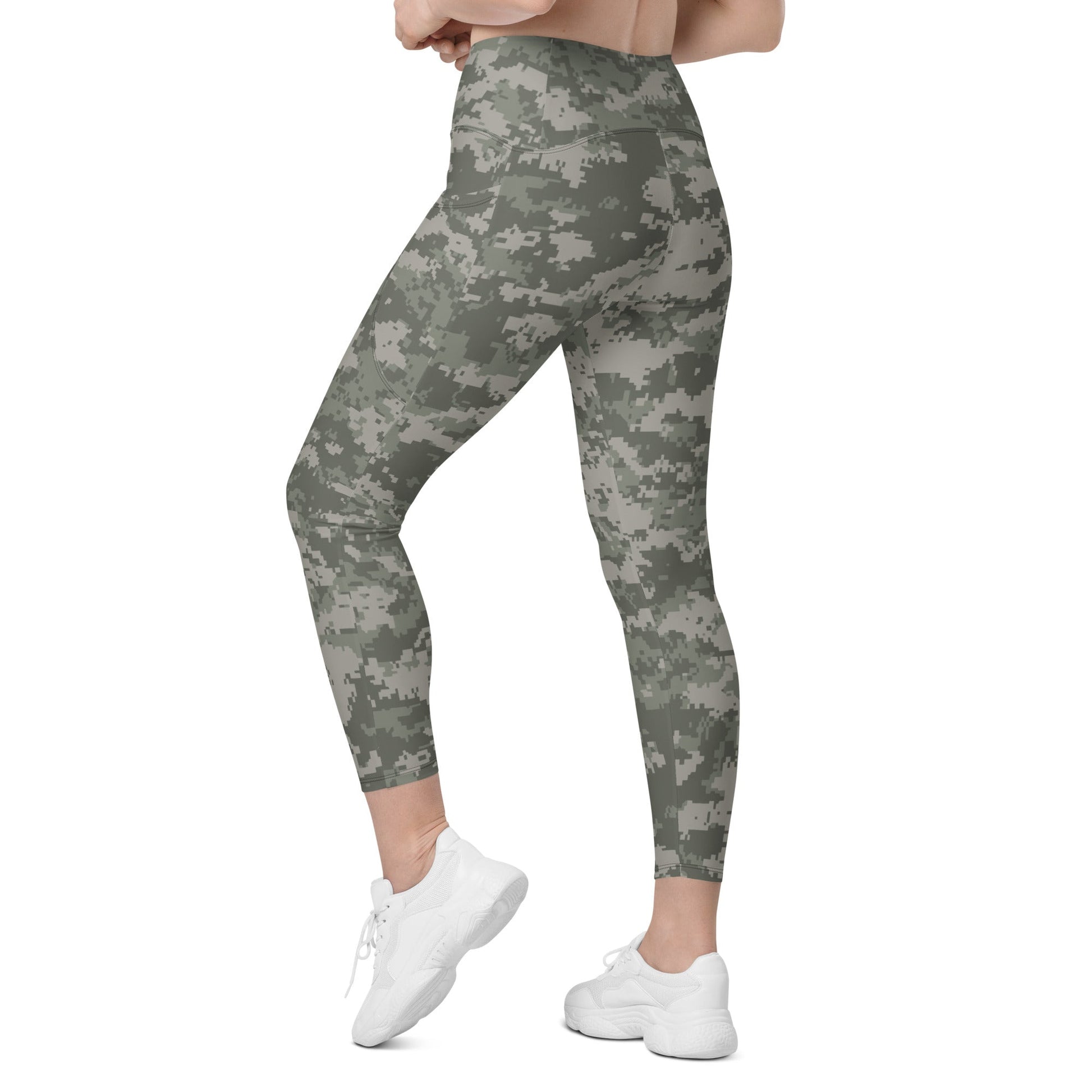 American Digital Army Combat Uniform (ACU) CAMO Womens Leggings with Pockets